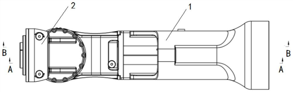 Robot hollow wrist structure