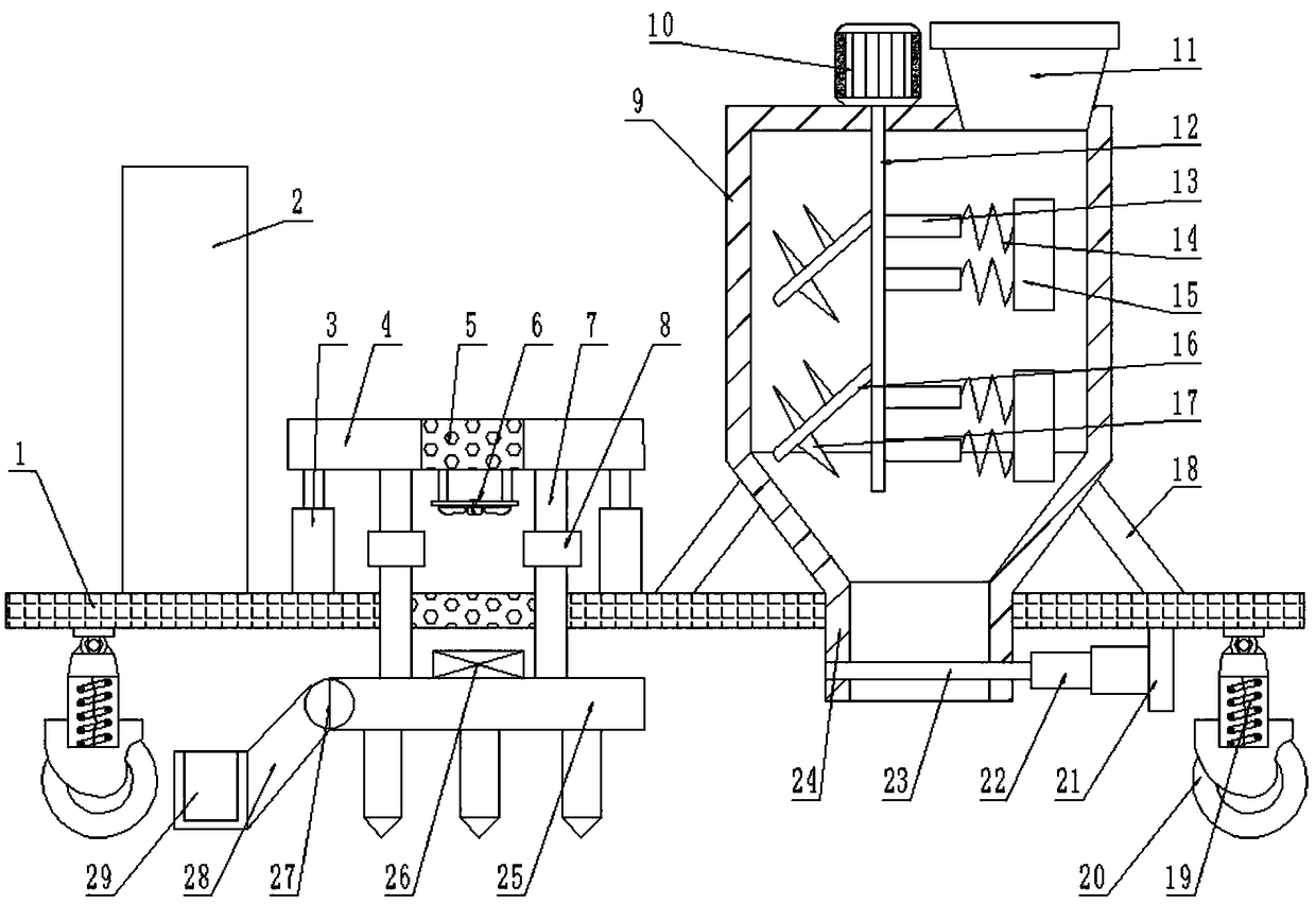 Asphalt paving device for building construction