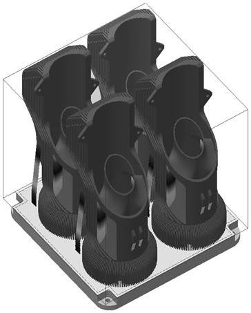 Air volume control method, system and readable storage medium applied to 3D printing