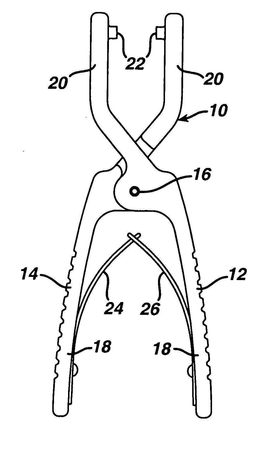 Device and method for separation of modular orthopaedic elements