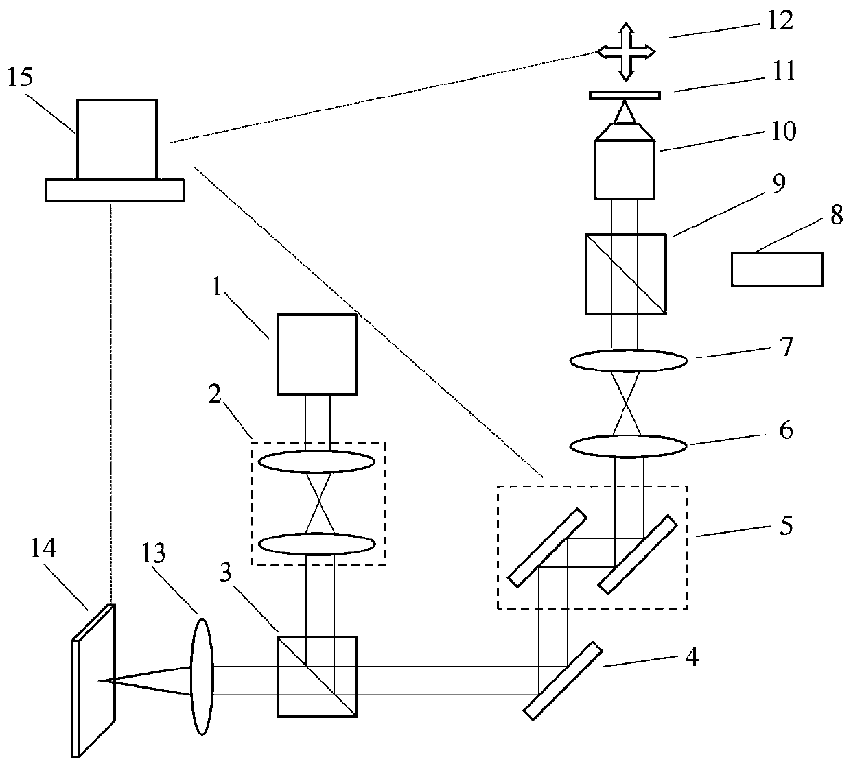 Self-adaptive aberration correction image scanning microscopic imaging method and device