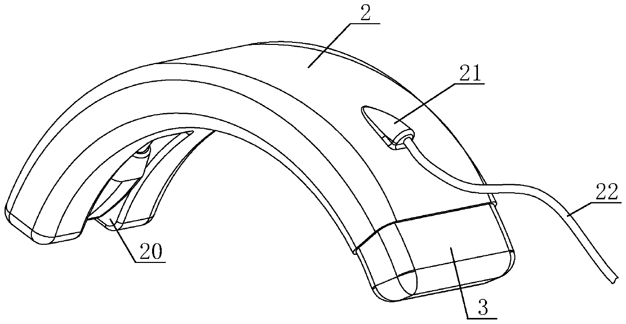 Neck surgery nerve detecting device