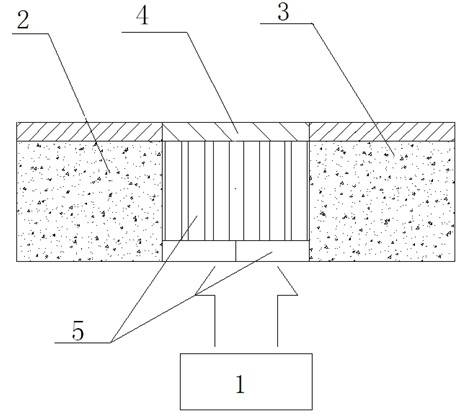 Intelligent road widening method and structure for solving tidal jam of city