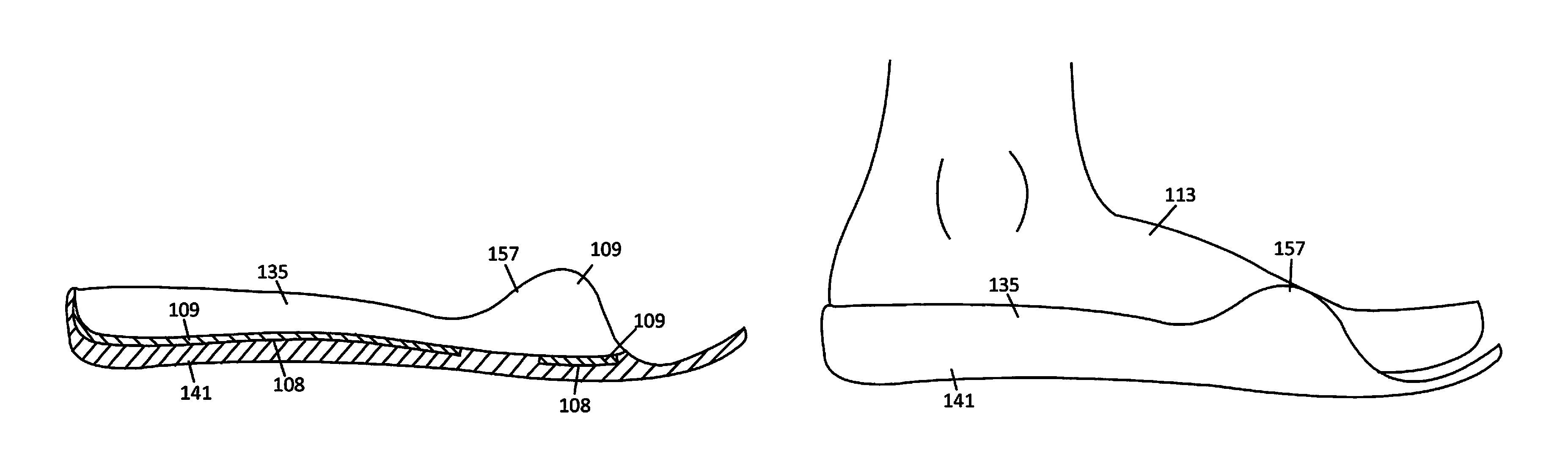 Adhesive footwear and devices