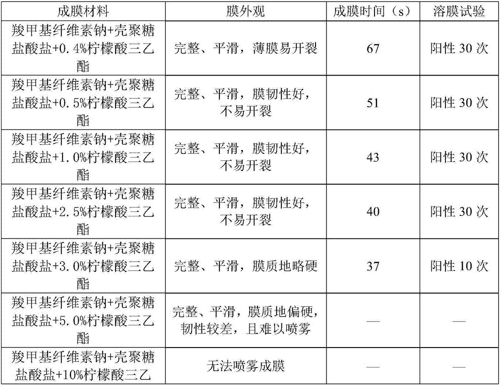 Silver sulfadiazine film formation spray and preparation method thereof