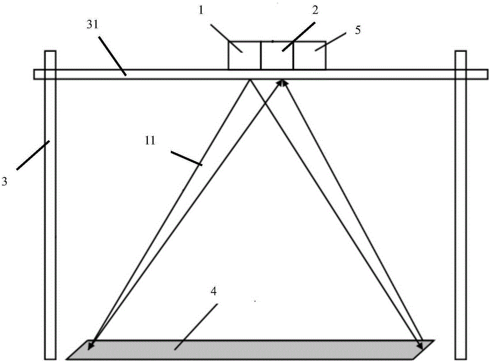 Motor vehicle exhaust detection device