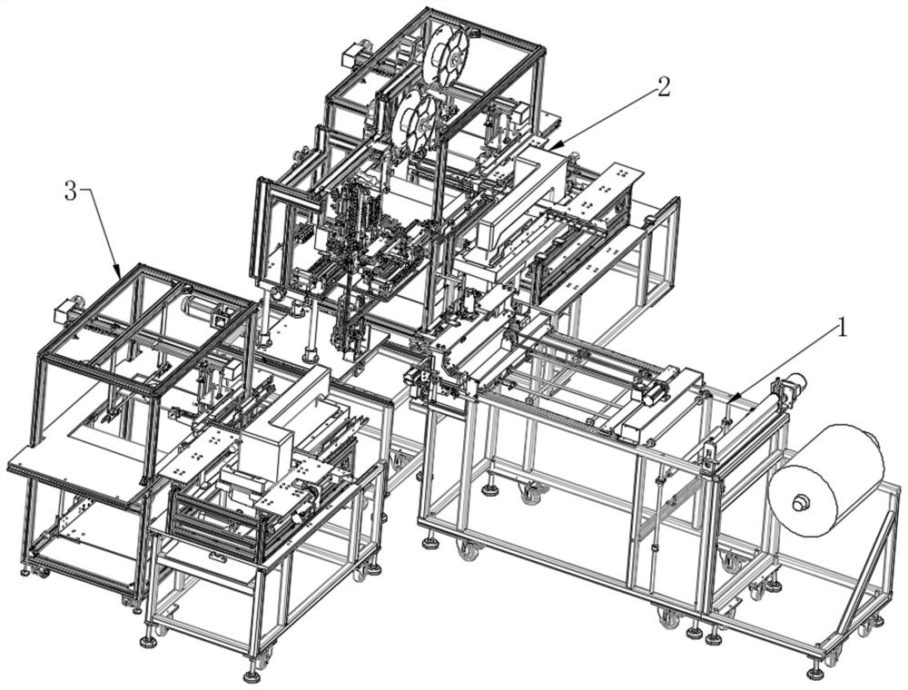 Abdominal pad processing system