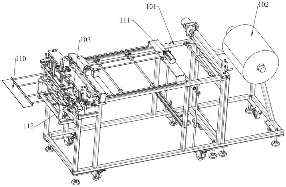 Abdominal pad processing system