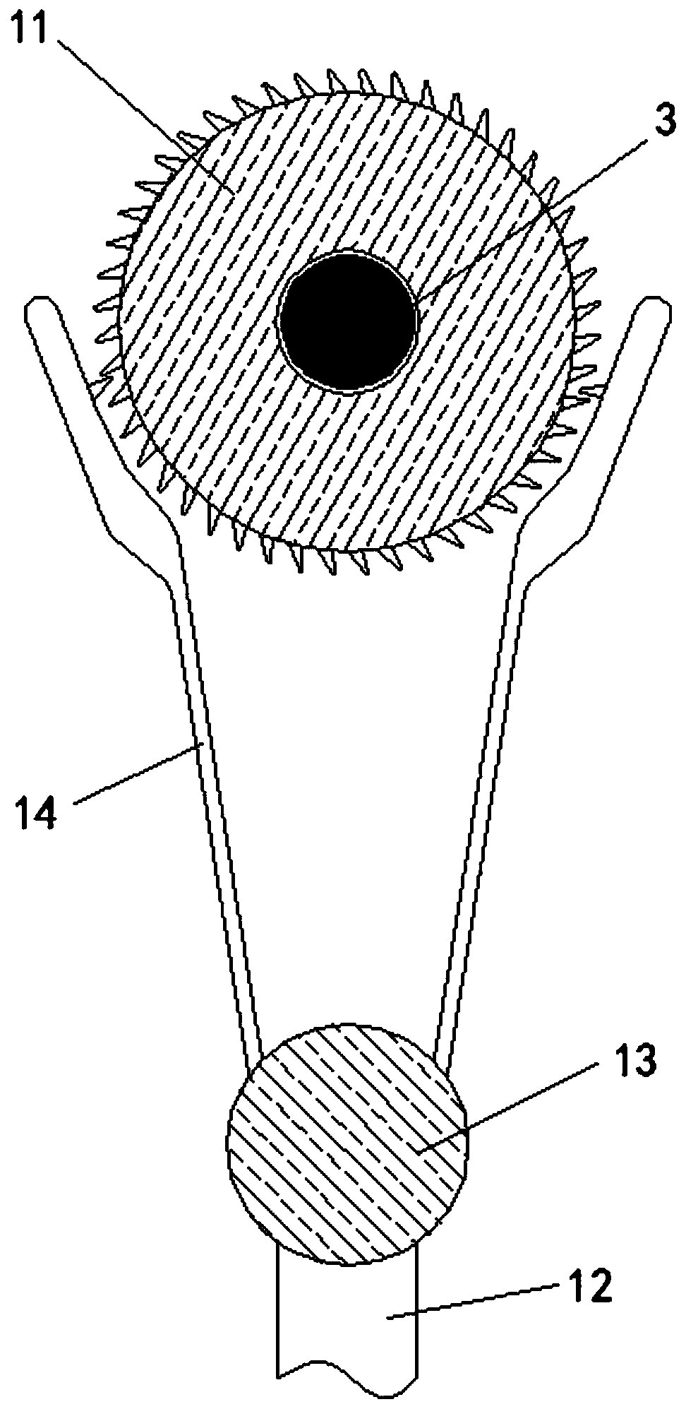 Indicating device capable of automatically reminding based on electromagnetic induction