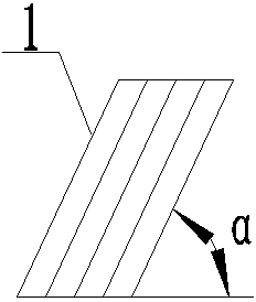 Arrangement structure and method of inclined tube bodies in inclined tube thickener