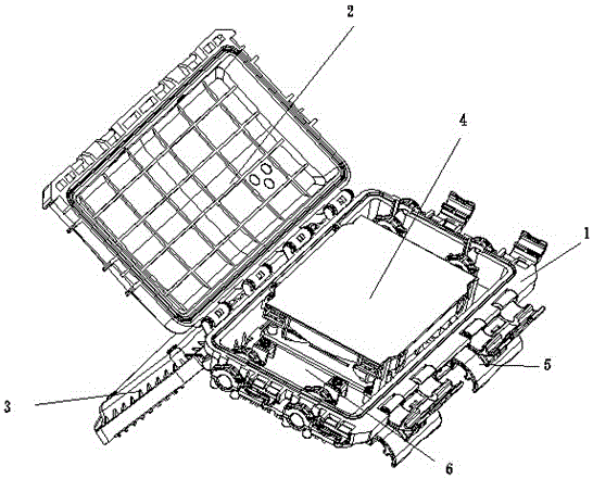 Novel multifunctional simple optical cable conjunction box