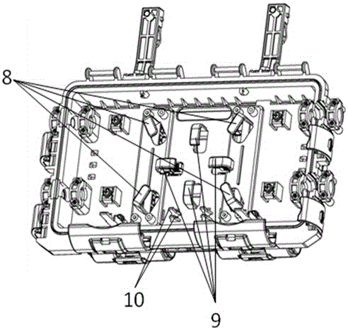 Novel multifunctional simple optical cable conjunction box