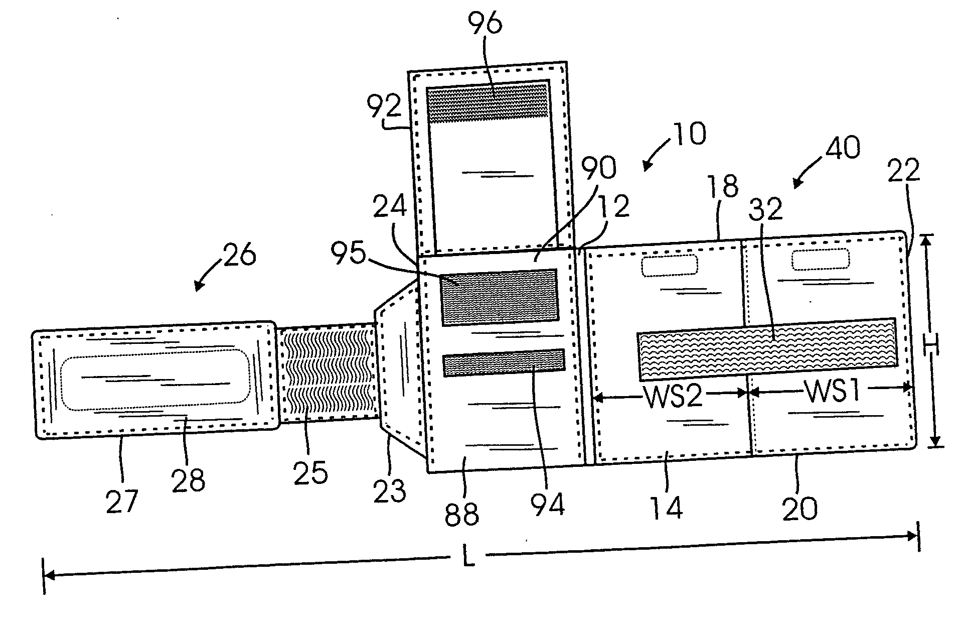 Wraparound wallet to be worn around a body part such as an arm or an ankle and to be sold under the trademark "Snap End Wrap"