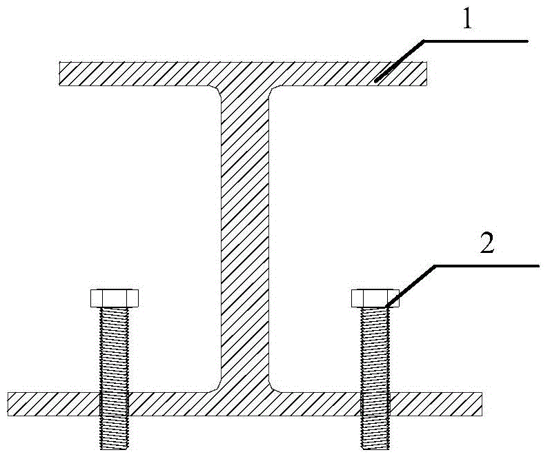 I-beam steel-based manual leveling device for power distribution cabinet