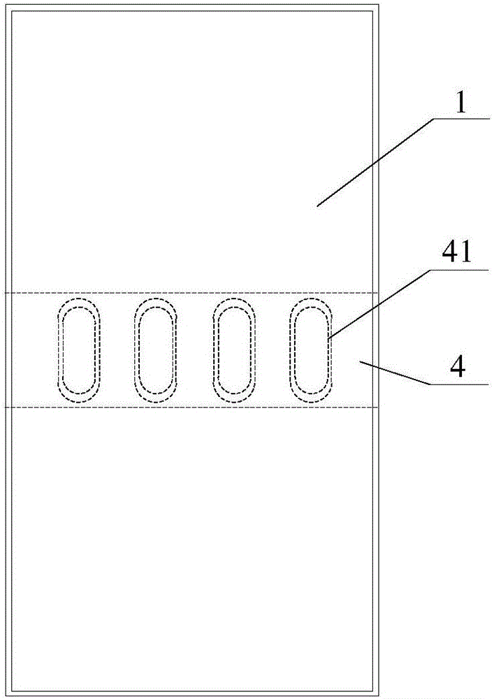 Flexible display device and mobile terminal comprising same