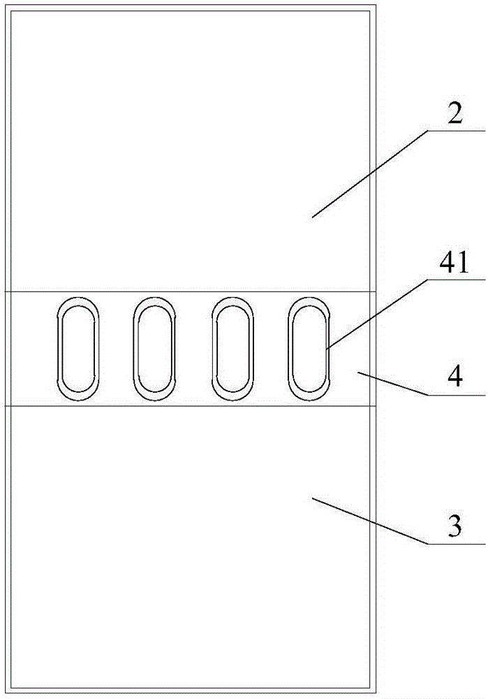 Flexible display device and mobile terminal comprising same