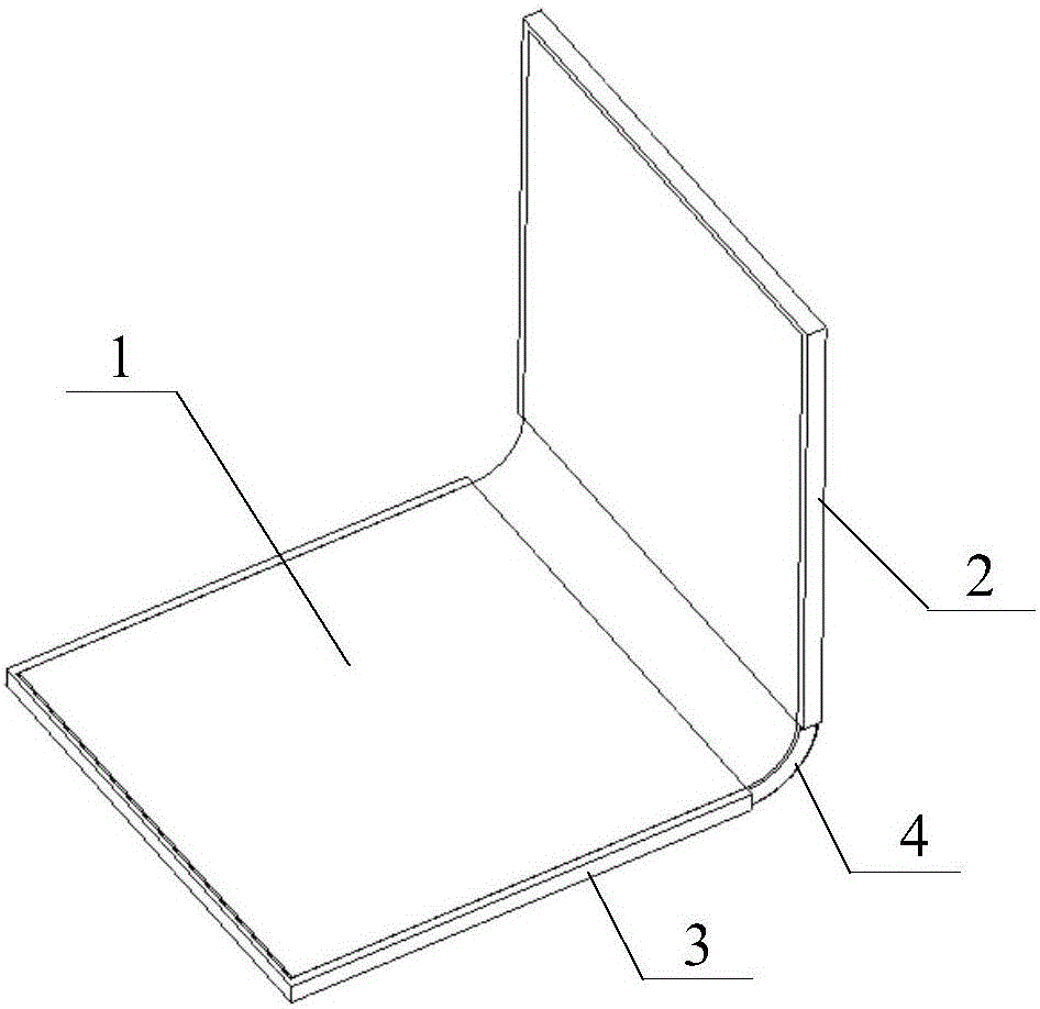 Flexible display device and mobile terminal comprising same