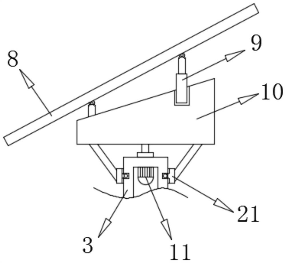 Solar street lamp with self-cleaning function