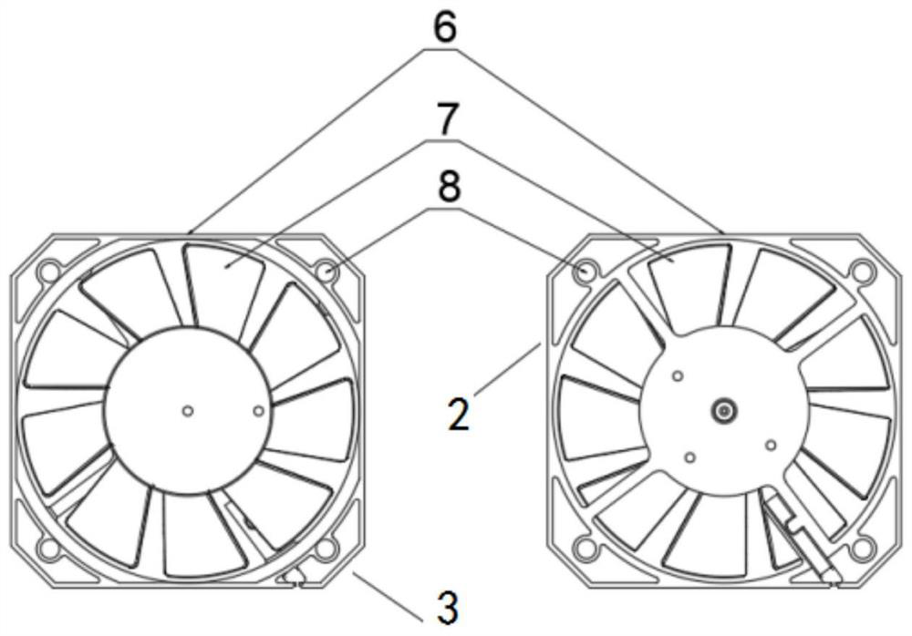 Desktop computer case dust removal device