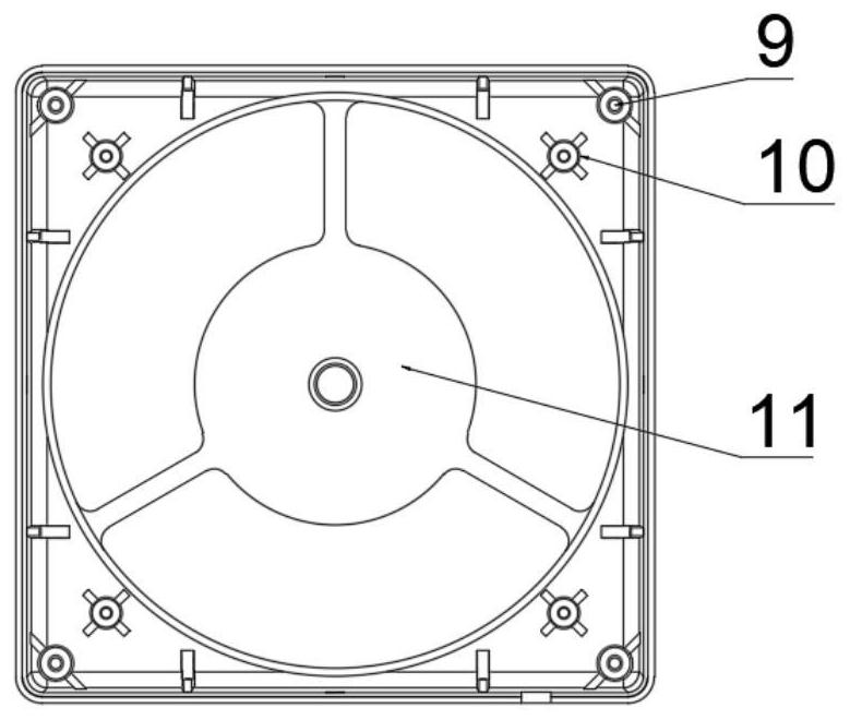 Desktop computer case dust removal device