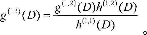 Method for recognizing blindly convolution code coding parameter of tolerant error code