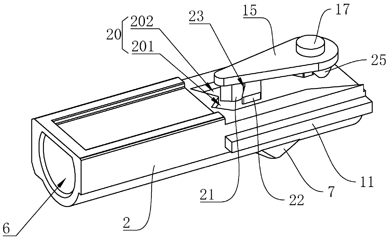 Telescopic rod for installing knob of electric appliance