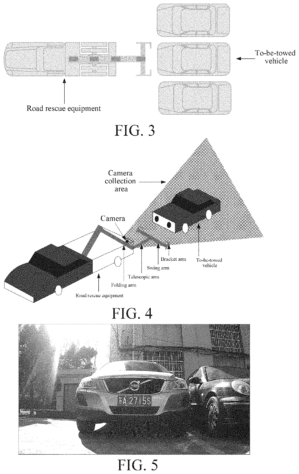 Positive azimuth towing guidance method for road rescue equipment based on license plate corner features