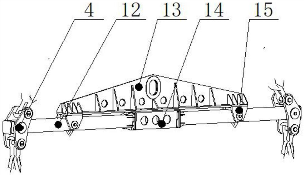 Combined aircraft hoisting device