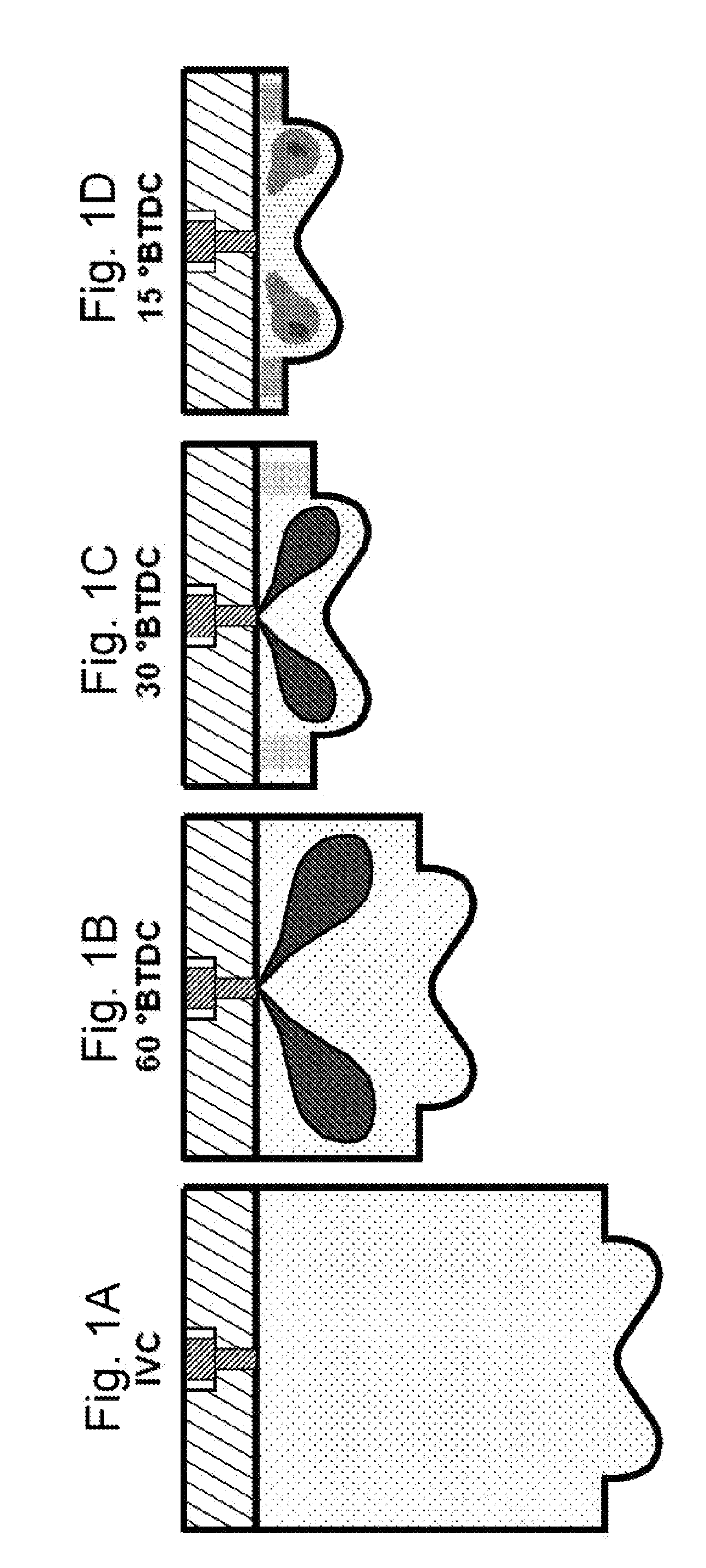 Engine combustion control via fuel reactivity stratification