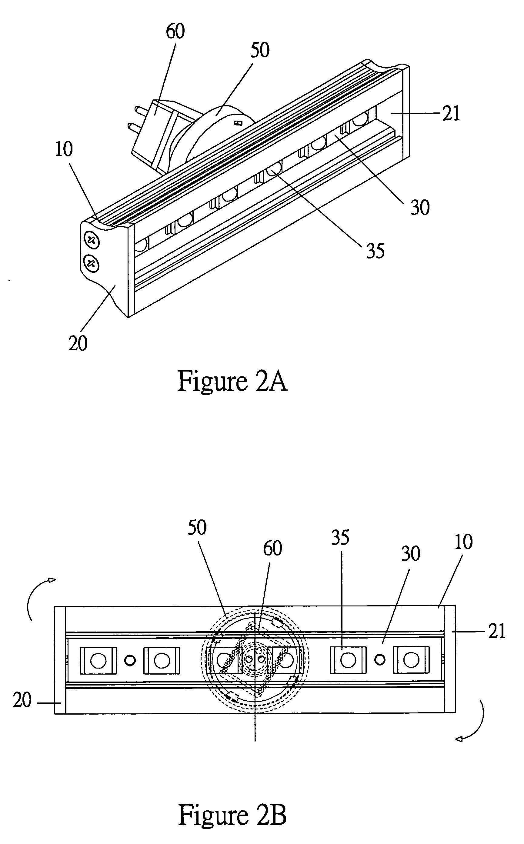 LED illuminating device