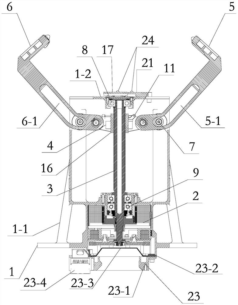 Self-adaptive space manipulator suitable for capturing various non-cooperative satellites