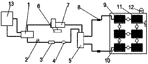 Intelligent heat dissipation device for battery cabinet