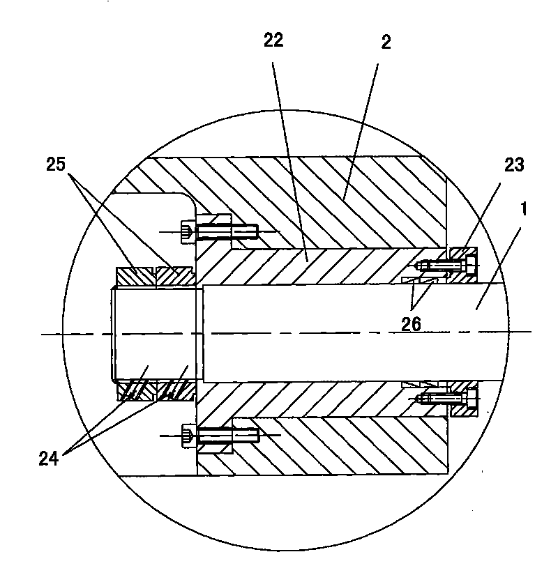 Driving mechanism for nut rotary type long lead screw