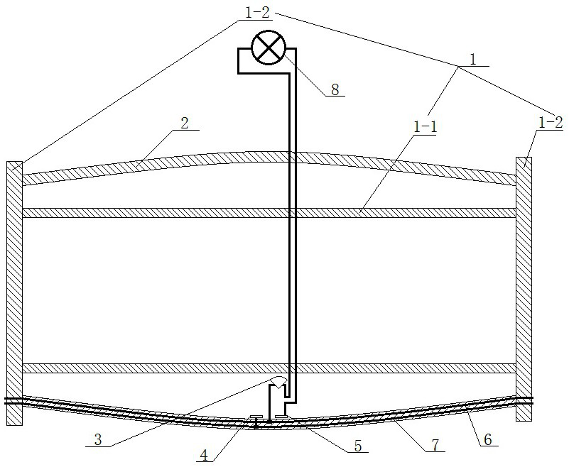 An underground water pipe safety monitoring system