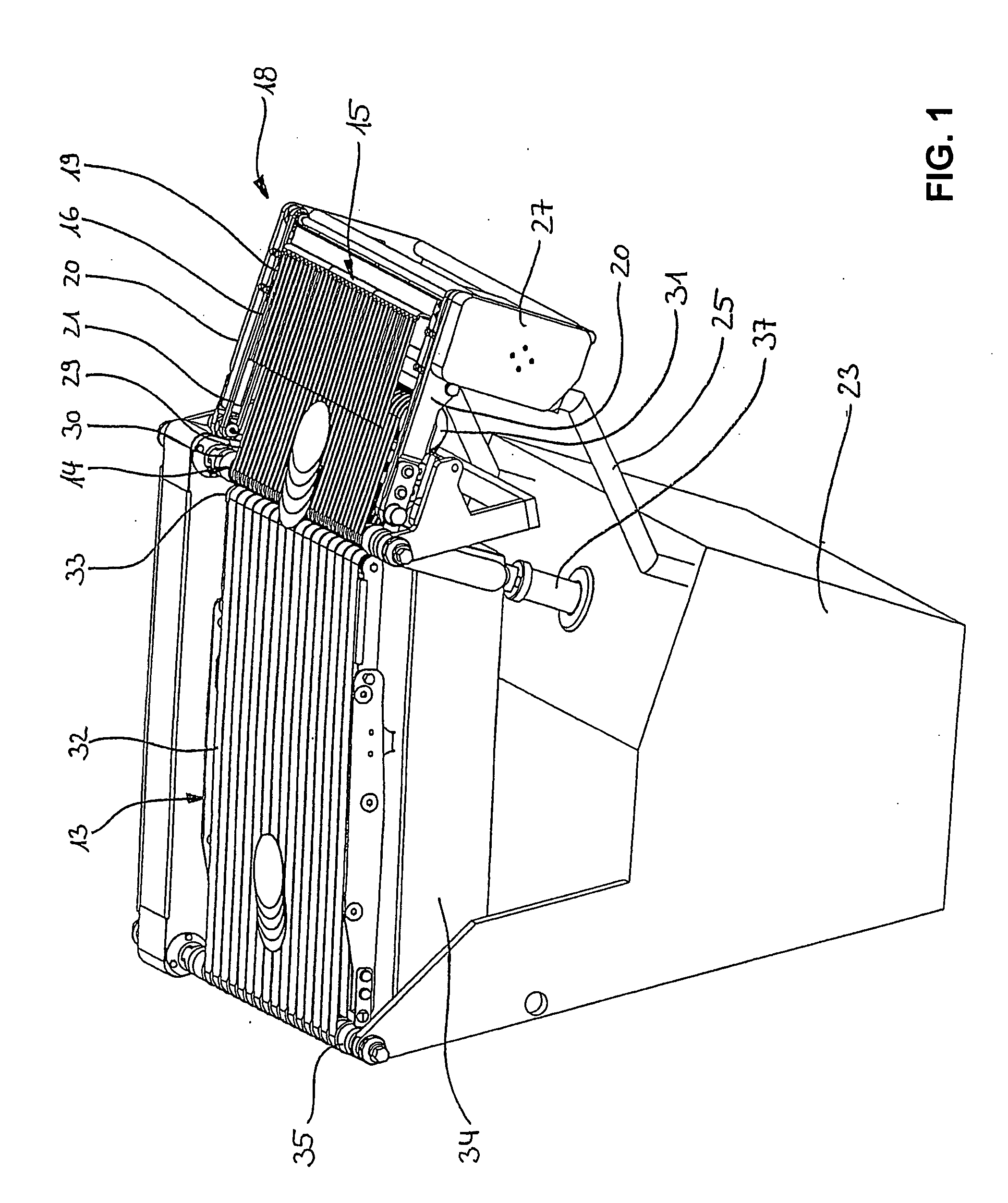 Method for cutting a food standard into slices