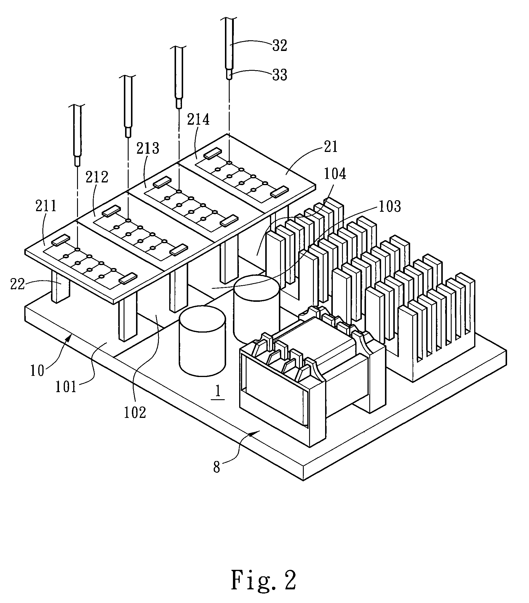 Output architecture of power supply