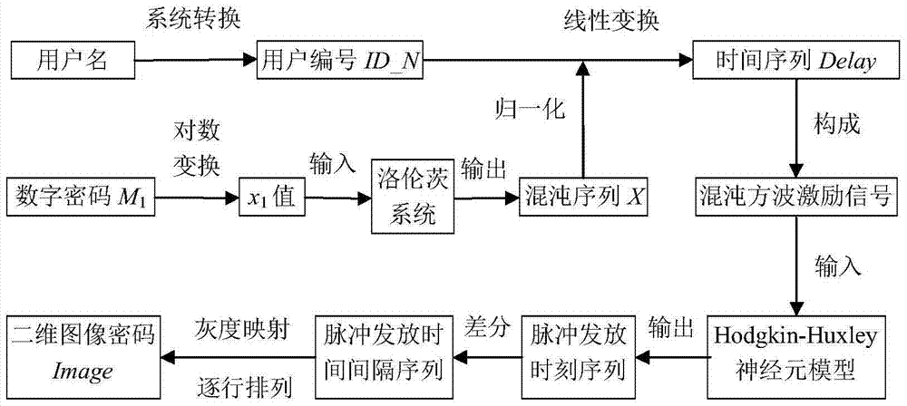 A Method for Constructing Image Password Based on Neuron Chaotic Response Coding