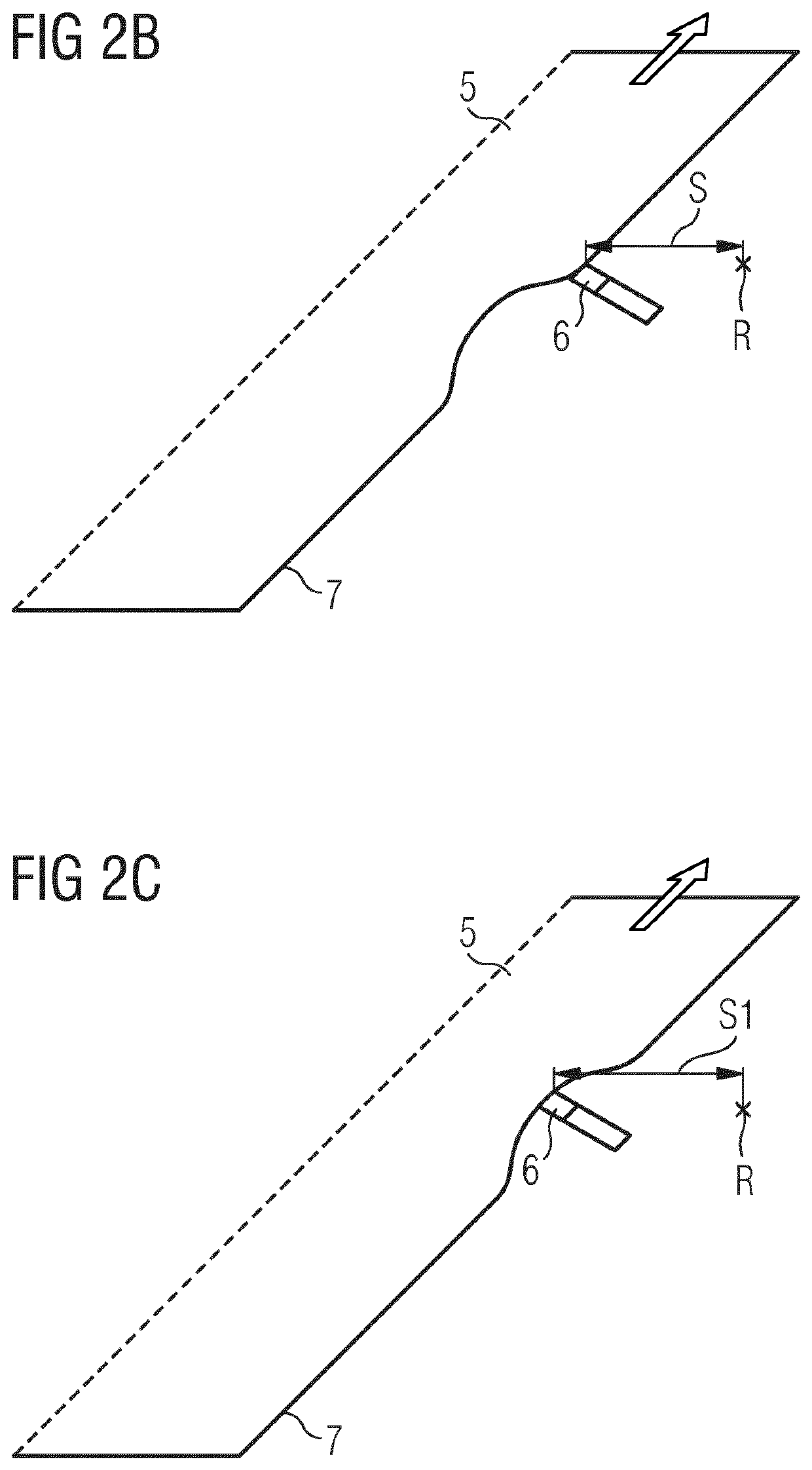 Method and device for ascertaining the lateral strip contour or the position of the strip edges of a running metal strip