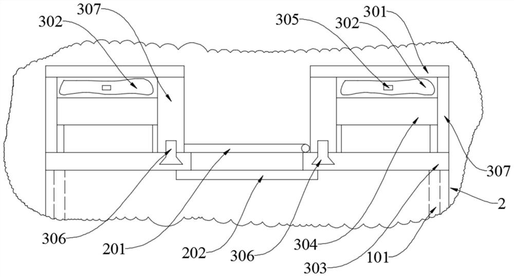 Modularized automatic separation type escape device