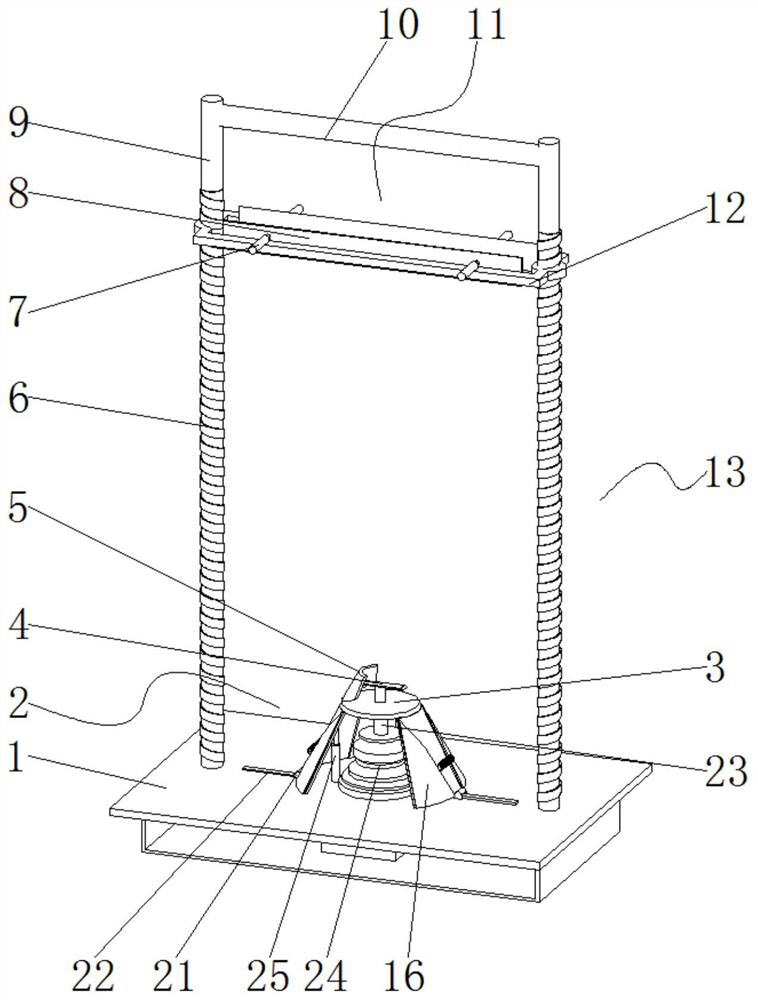 Cloth airing frame and method for lower cloth to dry faster