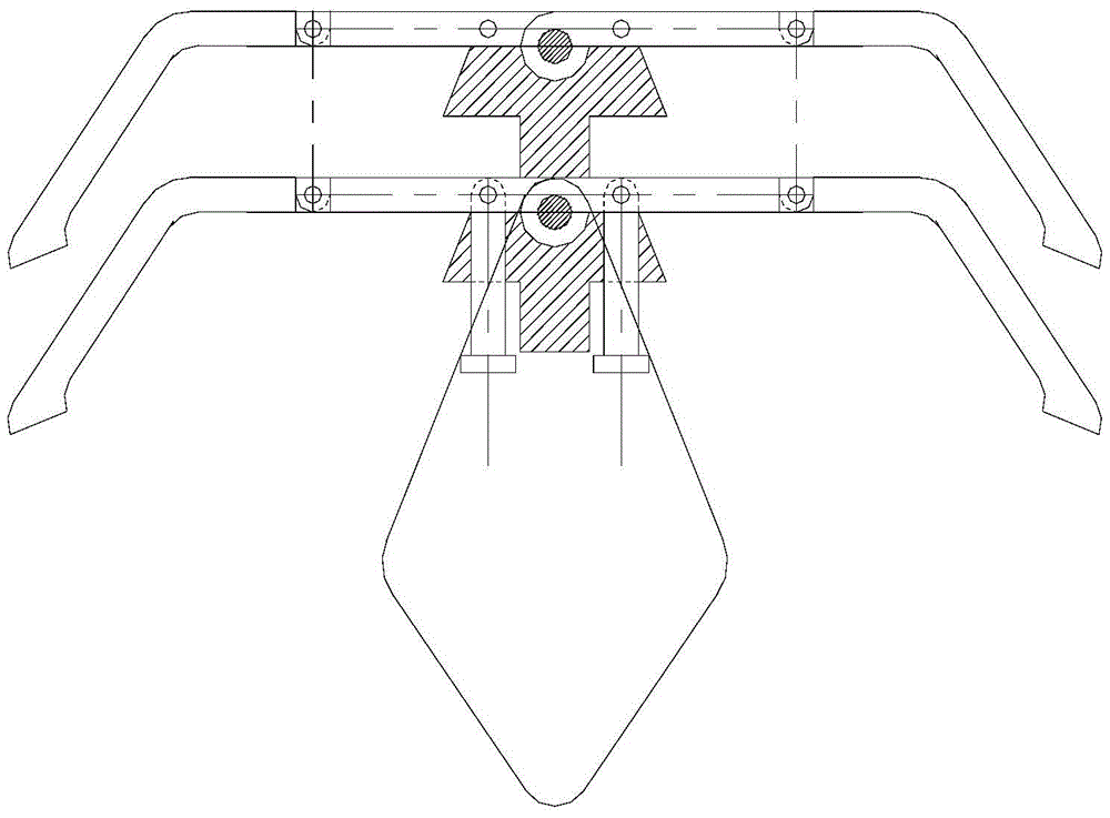 Cigarette receiving device under the cigarette storage