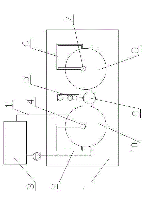 Quartz crystal wafer corrosion machine