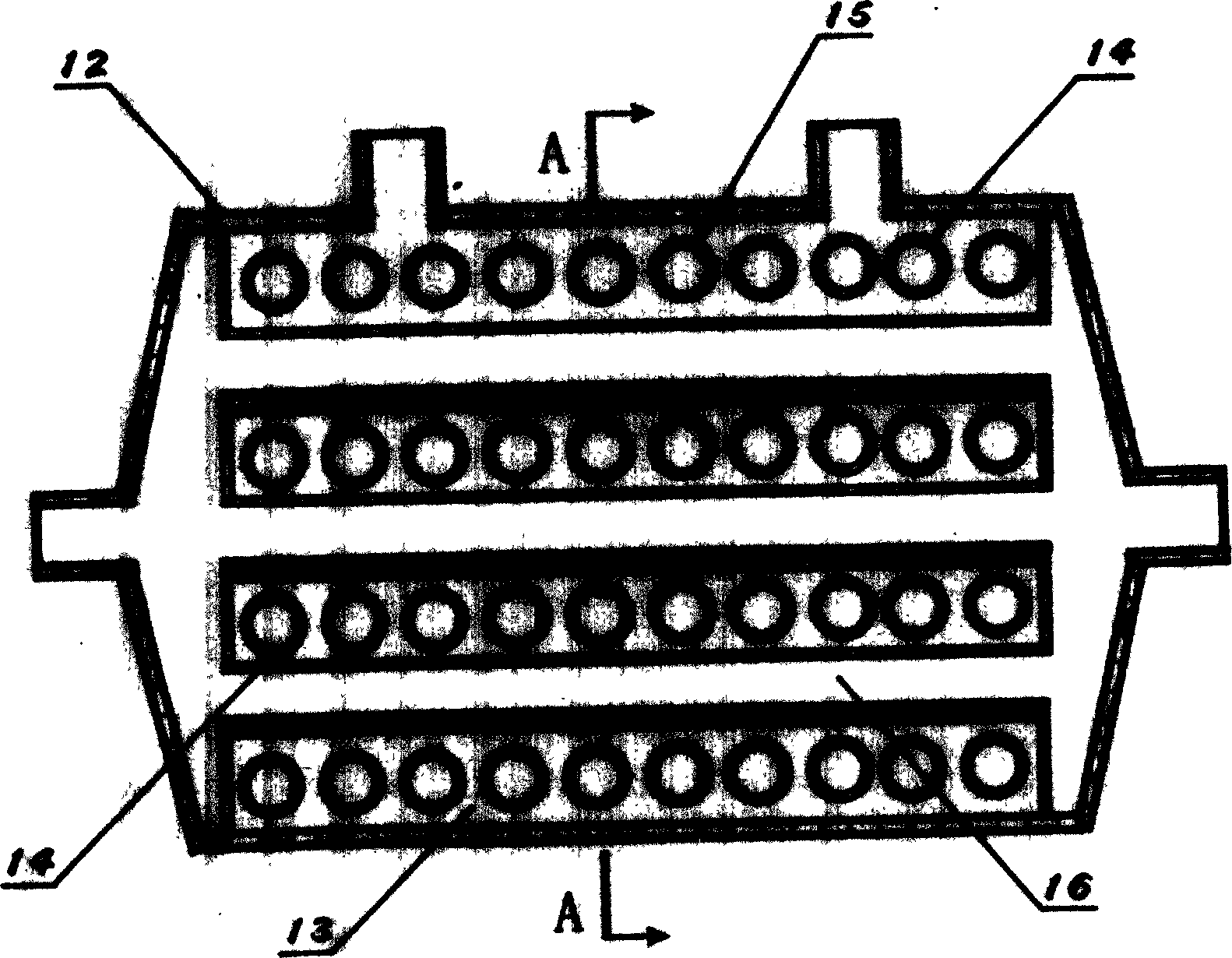 In vitro biologic artificial liver supporting device