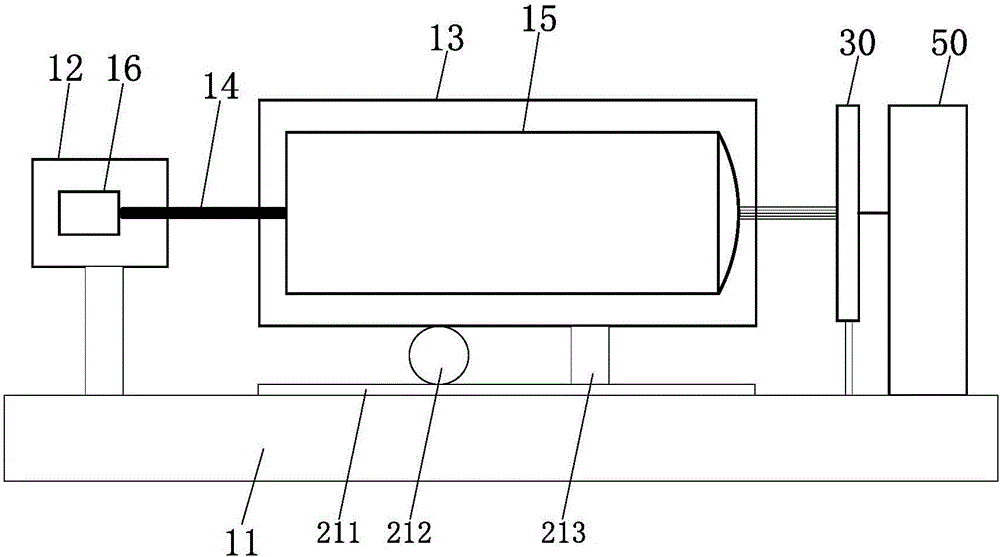 Optical fiber collimator assembling and adjusting device