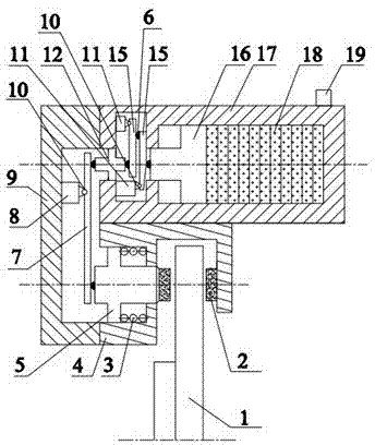 Piezoelectric type brake executing mechanism of electronic mechanical brake system of vehicle