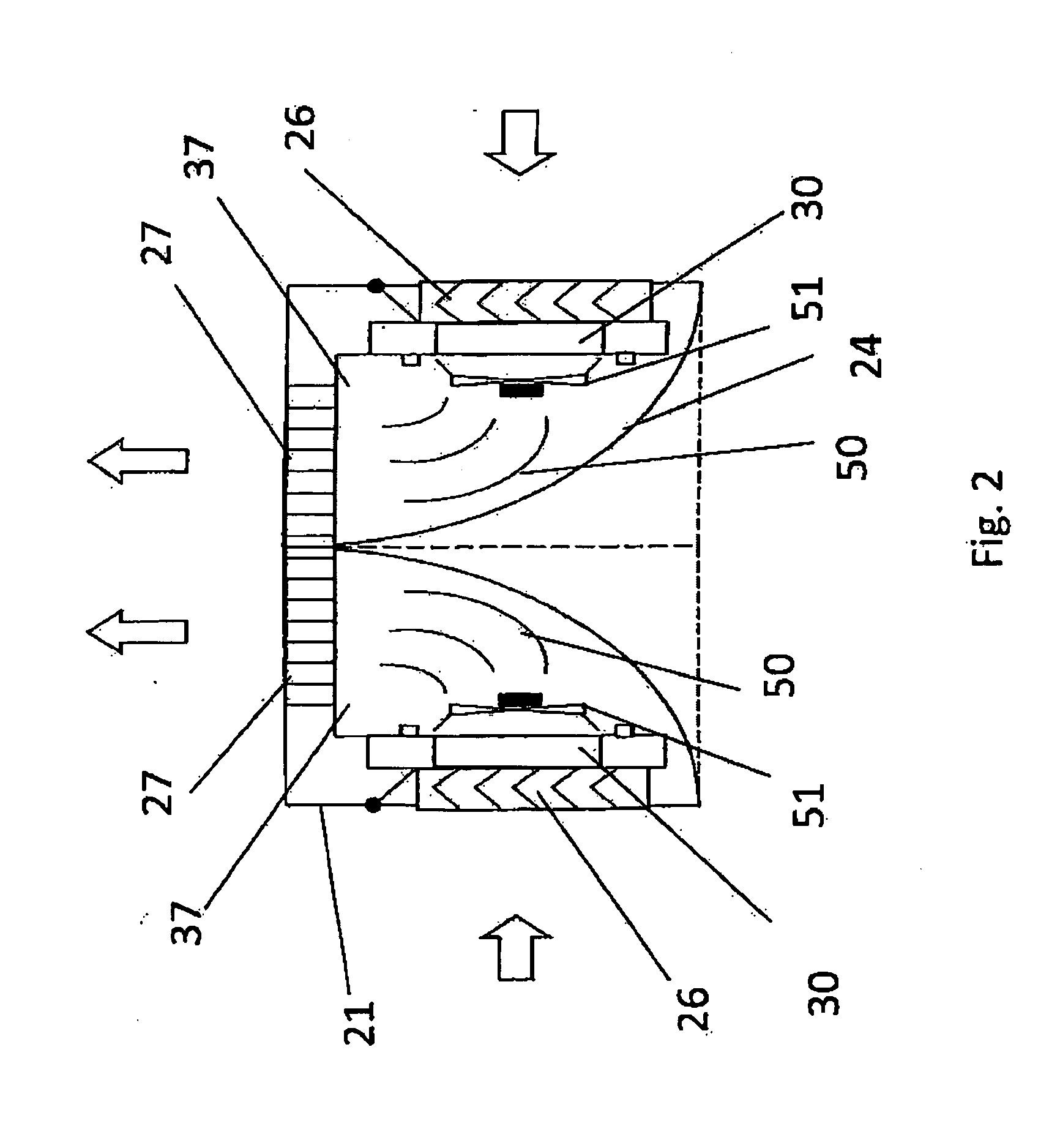 Cooling system for cooling of at least one circulating fluid, and a machine comprising the cooling system