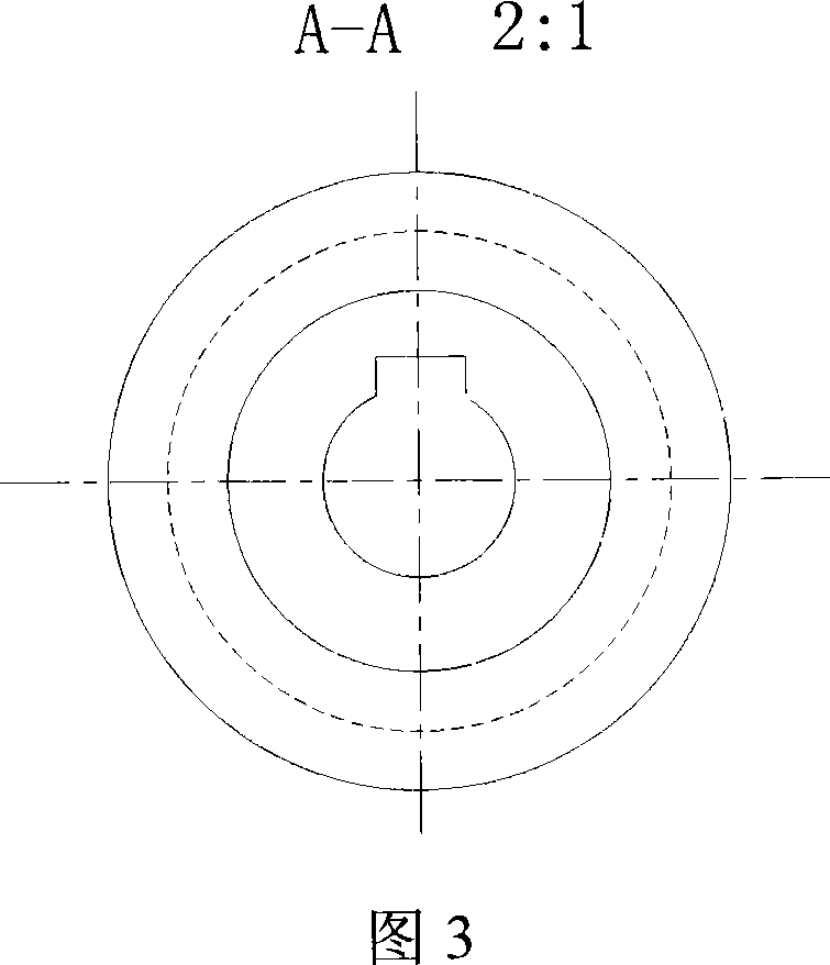 Material arch preventing and breaking device with rotating shaft