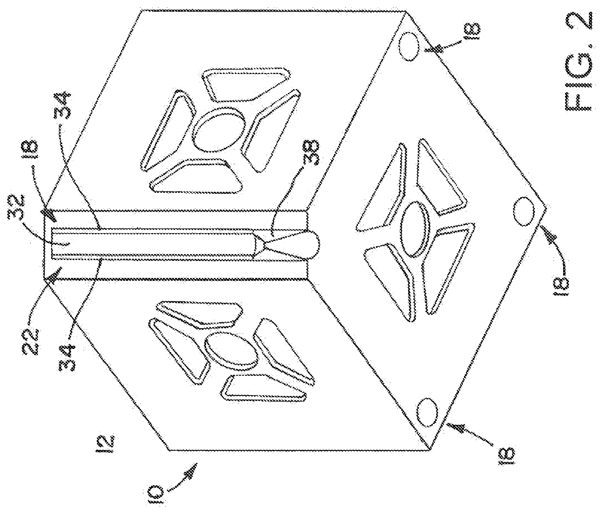 Satellite with integral thrusters