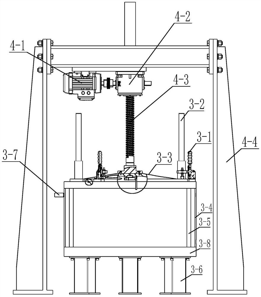 Material performance testing machine system in centrifugal force-high temperature coupling environment