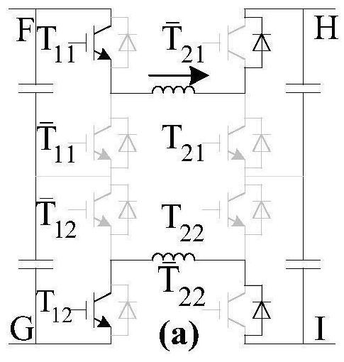 Multi-modal smooth control method and system for cascaded three-level buck-boost converter